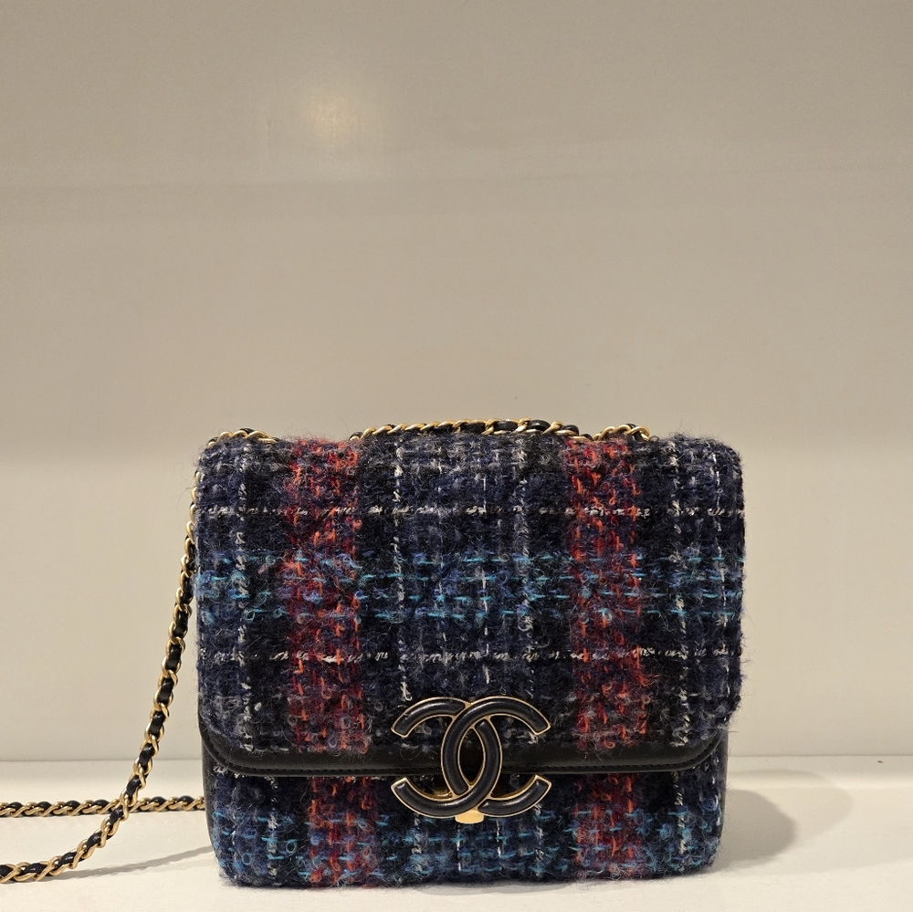 Chanel Tweed Flap Bag